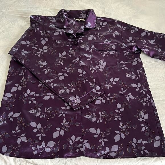 Gillian & O’Mally Womens size L Two Piece Pajama Set 100% polyester. Soft - Picture 5 of 14